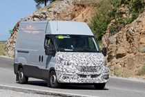 Iveco Daily facelift spy shot
