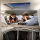 VW Grand California high bunk bed for children