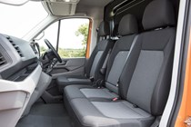 VW Crafter vs Mercedes Sprinter - Crafter seats