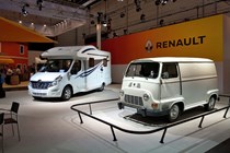 Renault campervans old and new at Dusseldorf Caravan Salon 2018