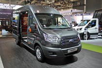 Ford Transit facelift at the 2018 IAA show