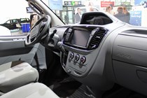 New Maxus-LDV EV80 cab interior at the IAA 2018