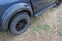 Nissan Navara AT32 review - side steps and mudflaps