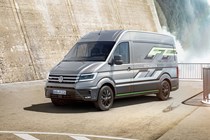 VW Crafter HyMotion concept - parked by dam