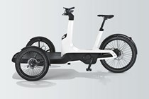 VW Cargo e-Bike at the IAA 2018 - side view