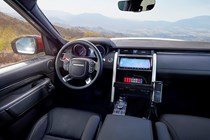 Land Rover Discovery Red Cross interior