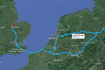 Our route around Europe in the VW Amarok