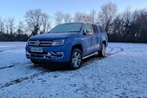 VW Amarok long-term test review - parked in snowy field