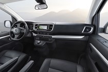 All-new Vauxhall Vivaro on-sale in 2019 - cab interior, wide view, dashboard, steering wheel