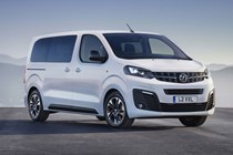 All-new Vauxhall Vivaro on-sale in 2019 - front view of Life MPV, white