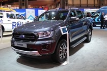 Ford Ranger facelift at the CV Show 2019 - front view