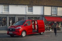 The new Ford Transit Custom retains its place at the top of the charts.