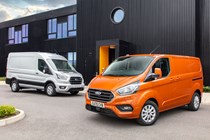 Bestselling vans 2021 - most popular van models - Ford Transit and Ford Transit Custom