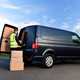 Van braking distances researched by Volkswagen - VW Transporter being loaded