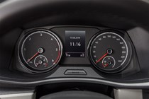VW Transporter T6.1 facelift - panel van cab interior, dials