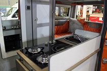 IH VW Crafter campervan conversion - kitchen cooker