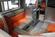IH VW Crafter campervan conversion - lounge area