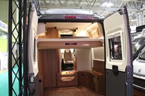 Fiat Ducato camper - elevated bed