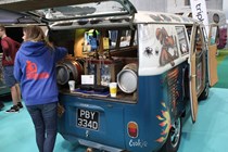 Classic VW campervan - Dirty Weekender - with bar in the back