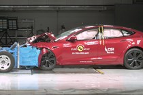Tesla Model S crash test - Safest cars in the UK 2024