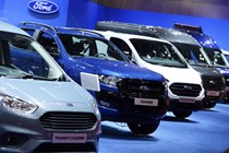 Ford vans at the CV Show