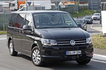 VW T7 prototype mule spy shot - new vans coming soon