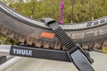 Thule bike carrier tyre clamp