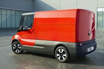 Renault EZ-Flex electric small van concept - rear view, red