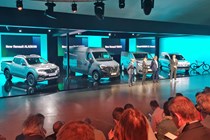 2019 Renault Trafic - at launch event in France, alongside 2019 Alaskan, Master and Kangoo ZE Concept