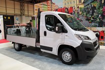 Fiat Ducato one-way tipper on display at the CV Show 2019