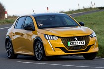 Peugeot 208 - front cornering, best small cars