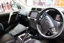 Toyota Land Cruiser Active Commercial at the CV Show 2019 - cab interior,, steering wheel, dashboard