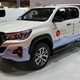 Toyota Hilux Invincible X 2019 - on display at CV Show, front view