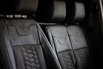 MS-RT Transit Connect - custom nappa leather and suede seats