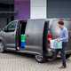 Van tax guide - BIK exceptions and pool vans, Peugeot Expert being loaded