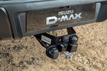 Isuzu D-Max Workman+ review - tow-hook and 13-pin electrics as standard, plus reversing camera in bumper