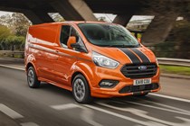 Euro 6 guide for vans and pickups - Ford Transit Custom, orange, driving