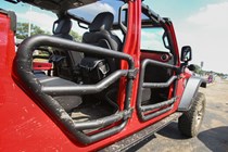 Jeep Gladiator review - Mopar tube doors close up