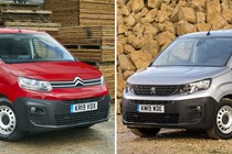 Citroen Berlingo (left) and Peugeot Partner (right) - the best small vans for payload (2019)