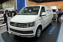 VW e-Transporter at the Frankfurt IAA 2018 - electric van guide (2019)