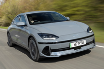 Hyundai Ioniq 6 Deal Watch, front three quarters, driving, silver Deal Watch | Parkers
