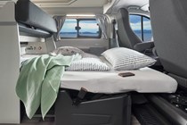 Ford Transit Custom Nugget campervan - lower bed