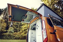 Ford Transit Custom Nugget campervan - rear tailgate detail