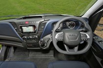 Iveco Daily Natural Power review - dashboard, driver's view, steering wheel, 2019