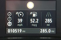 Vauxhall Combo Cargo long-term test review - passing 10,000 miles, mpg display