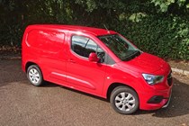 Vauxhall Combo long-term test review - front side view, red, 2020