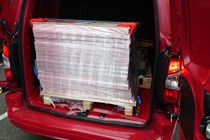 Vauxhall Combo long-term test review - pallet-load of printing