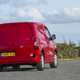 Vauxhall Combo Cargo long-term test review - rear view, driving round corner