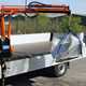 VW Crafter crane conversion - Penny Hydraulics PH110 - close-up of boom arm with load