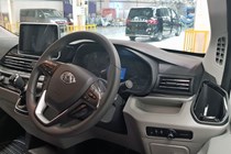 LDV Maxus Deliver 9 - right-hand drive (RHD) cab interior, high specification, 2020